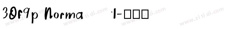3Of9p Normal字体转换